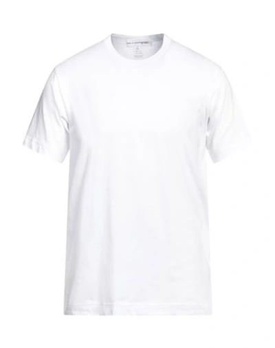 Comme Des Garçons Shirt Man T-shirt White Size Xl Cotton