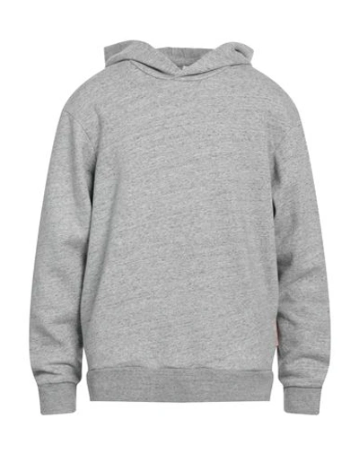 Acne Studios Man Sweatshirt Grey Size L Polyester, Cotton