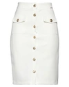 Liu •jo Woman Midi Skirt White Size 2 Polyester, Elastane