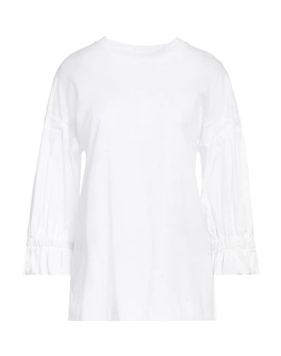 Liviana Conti Woman T-shirt White Size M Cotton