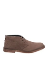 Cafènoir Man Ankle Boots Dark Brown Size 7 Soft Leather