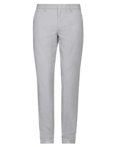 Hugo Boss Boss  Man Pants Light Grey Size 38 Polyester, Viscose, Elastane