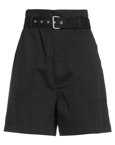 Mauro Grifoni Woman Shorts & Bermuda Shorts Black Size 8 Cotton, Elastane In Black