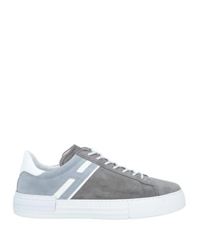 Hogan Man Sneakers Grey Size 11.5 Soft Leather
