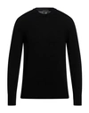+39 Masq Man Sweater Black Size 40 Wool