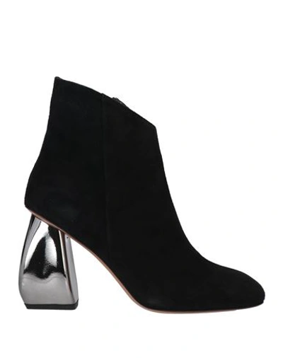 G.p. Per Noy Bologna G. P. Per Noy Bologna Woman Ankle Boots Black Size 10 Soft Leather