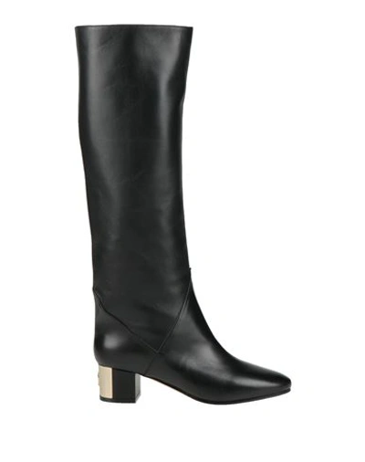 Jimmy Choo Woman Knee Boots Black Size 10 Soft Leather