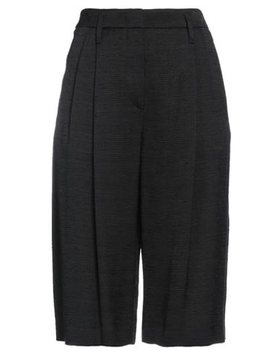 Giorgio Armani Woman Cropped Pants Black Size 10 Viscose