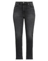 Re/done Woman Jeans Black Size 30 Cotton, Elastomultiester, Lycra In Black