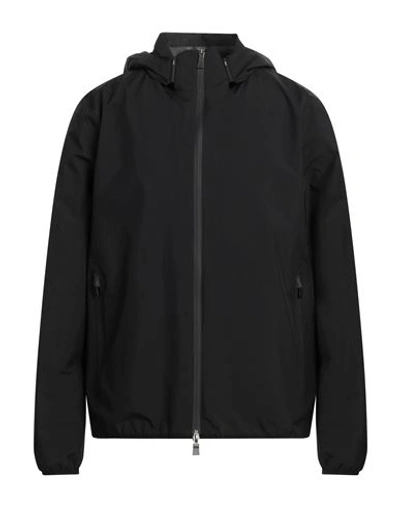 Herno Man Jacket Black Size 40 Polyester, Polyurethane