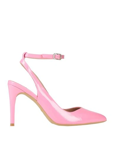 Liu •jo Woman Pumps Pink Size 8 Soft Leather
