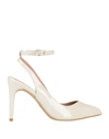 Liu •jo Woman Pumps Off White Size 8 Soft Leather