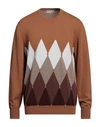 Ballantyne Man Sweater Brown Size 44 Cashmere