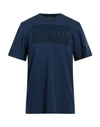 Roberto Cavalli Man T-shirt Navy Blue Size Xxl Cotton