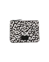 Jimmy Choo Woman Pouch Black Size - Textile Fibers In Black