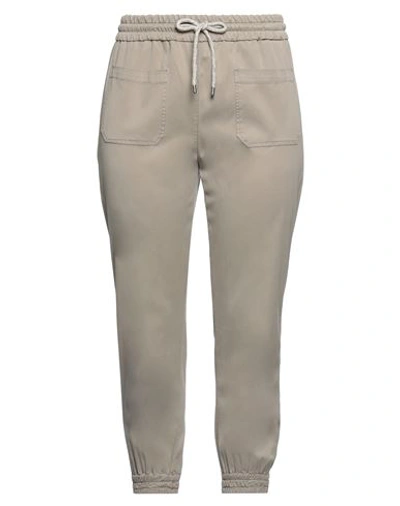 Dondup Woman Pants Sand Size 30 Lyocell, Cotton, Elastane In Beige