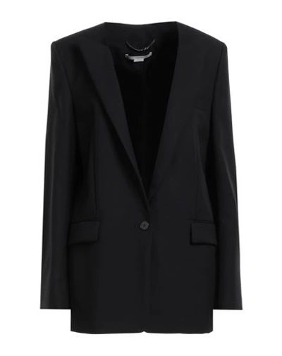 Stella Mccartney Woman Suit Jacket Black Size 4-6 Wool In Black