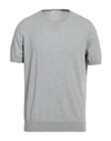 Gran Sasso Man Sweater Grey Size 40 Cotton