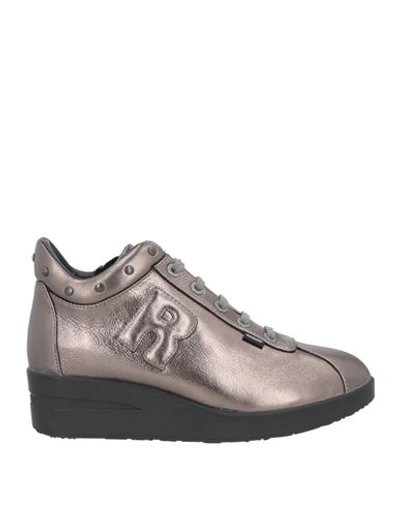 Rucoline Woman Sneakers Bronze Size 9 Soft Leather In Metallic