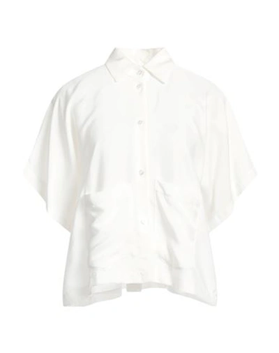 Alessio Bardelle Woman Shirt White Size Xl Tencel