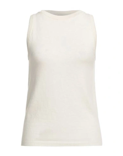 Liviana Conti Woman Top Ivory Size 4 Cashmere, Polyamide In White