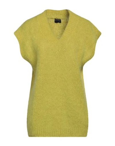 No.w No. W Woman Sweater Acid Green Size M Mohair Wool, Acrylic, Polyamide, Wool, Elastane
