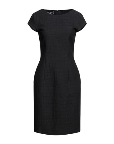 Boutique Moschino Woman Short Dress Black Size 6 Cotton