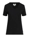 Gertrude + Gaston Woman T-shirt Black Size S Cotton