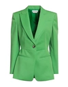 Alexander Mcqueen Woman Suit Jacket Green Size 10 Wool