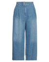Alessia Santi Woman Denim Pants Blue Size 31 Cotton In Blue