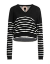 N°21 Woman Sweater Black Size 8 Virgin Wool