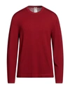 Massimo Alba Man Sweater Brick Red Size M Wool