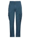 Grey Daniele Alessandrini Man Pants Slate Blue Size 29 Cotton, Elastane