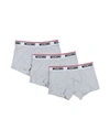 MOSCHINO MOSCHINO MAN BOXER LIGHT GREY SIZE XXL COTTON, ELASTANE