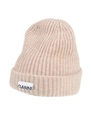 Ganni Woman Hat Beige Size Onesize Wool, Recycled Wool, Recycled Polyamide
