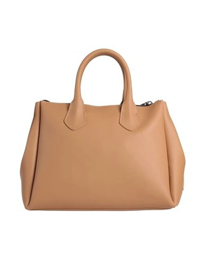 Gum Design Woman Handbag Camel Size - Rubber In Beige