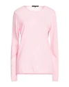 Brian Dales Woman Sweater Pink Size Xl Cotton