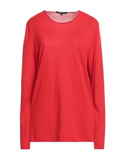 Brian Dales Woman Sweater Red Size Xxl Cotton In Red