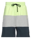 Shoe® Shoe Man Shorts & Bermuda Shorts Lime Green Size M Cotton, Elastane In Green