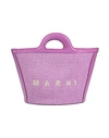 Marni Tropicalia Small Handbag In Purple