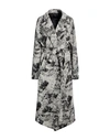 Kimo No-rain Woman Coat Black Size L Cotton, Hemp, Acrylic, Polyamide, Virgin Wool
