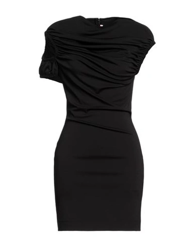 Christopher Kane Woman Mini Dress Black Size 10 Polyester, Elastane