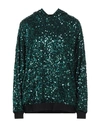 Don't Me Don't @ Me Woman Sweatshirt Emerald Green Size Onesize Polyester, Elastane