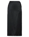 Magda Butrym Woman Midi Skirt Black Size 4 Silk, Wool In Black