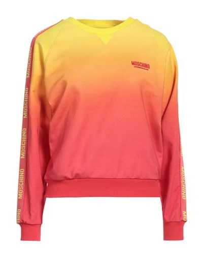 Moschino Woman Sleepwear Coral Size L Cotton, Elastane In Multi