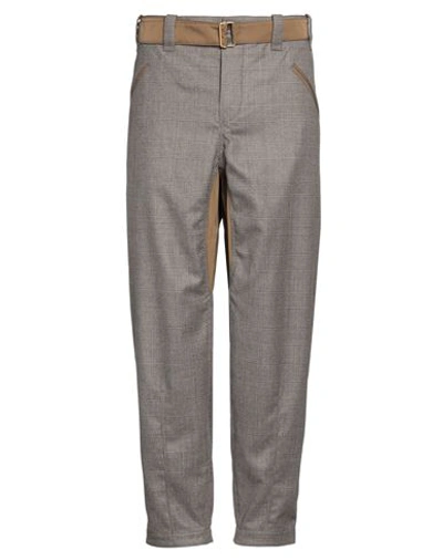 Giorgio Armani Man Pants Dove Grey Size 38 Virgin Wool, Polyester