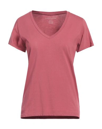 Majestic Filatures Woman T-shirt Pastel Pink Size 1 Cotton