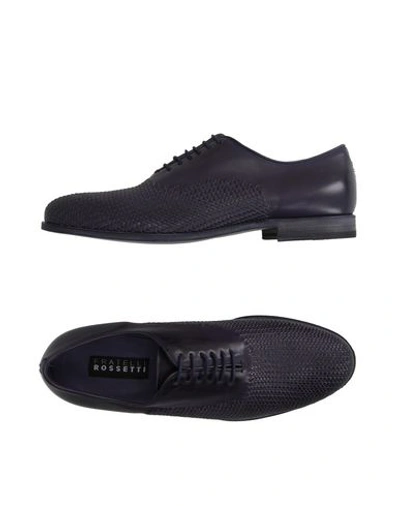 Fratelli Rossetti Laced Shoes In Purple