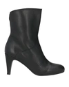 Marian Woman Ankle Boots Black Size 11 Soft Leather In Black