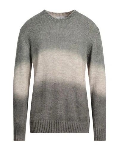 Bellwood Man Sweater Sage Green Size 44 Acrylic, Alpaca Wool, Wool, Viscose In Sage Green